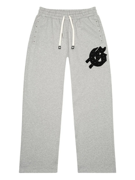  Godspeed Symmetric Studded Track Pants - Grey 
