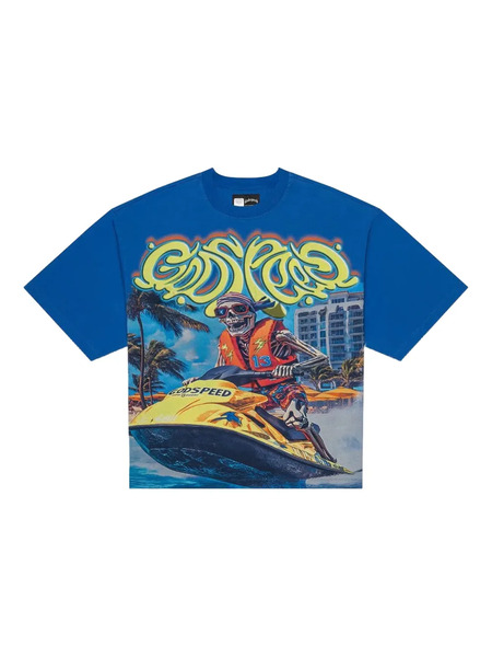  Godspeed Wave Runner Graphic T-shirt - Blue 