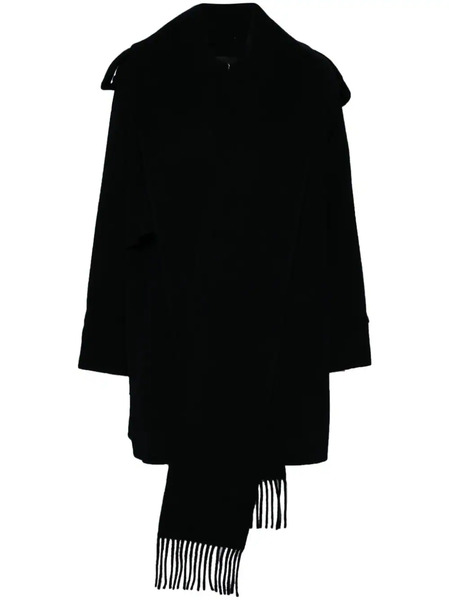  Goen.j Double-faced Muffler-collared Jacket - Blue 