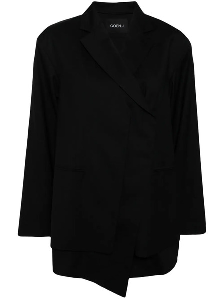  Goen.j Layered Single-breasted Blazer - Black 