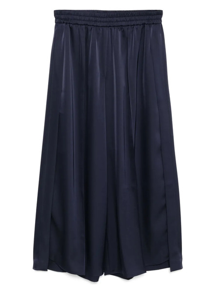  Goen.j Slit Palazzo Pants - Blue 