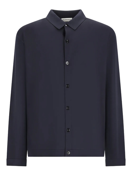  Goes Botanical Buttoned Shirt - Blue 