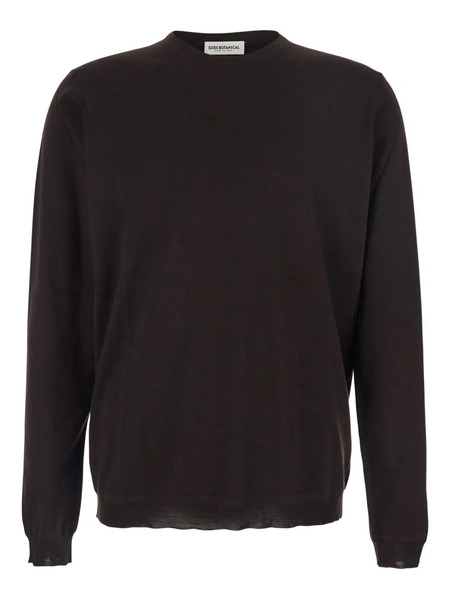  Goes Botanical Crew Neck Sweater - Brown 