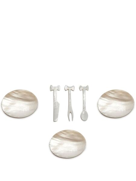  Gohar World Aperitif Set (set Of Five) - White 