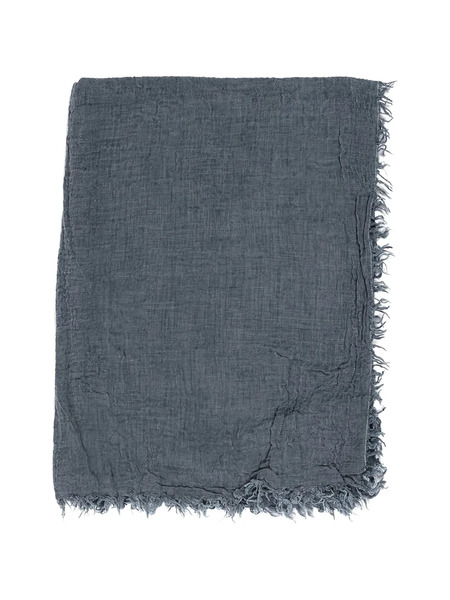  Goia Frayed Scarf - Blue 