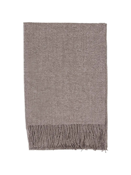  Goia Printed Fringed Scarf - Neutrals 