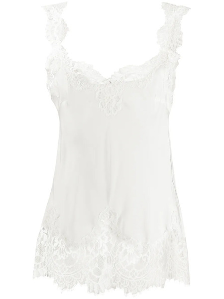  Gold Hawk Lace Tank Top - Neutrals 