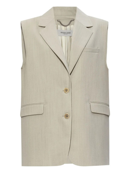  Golden Goose Button-down Gilet - Neutrals 