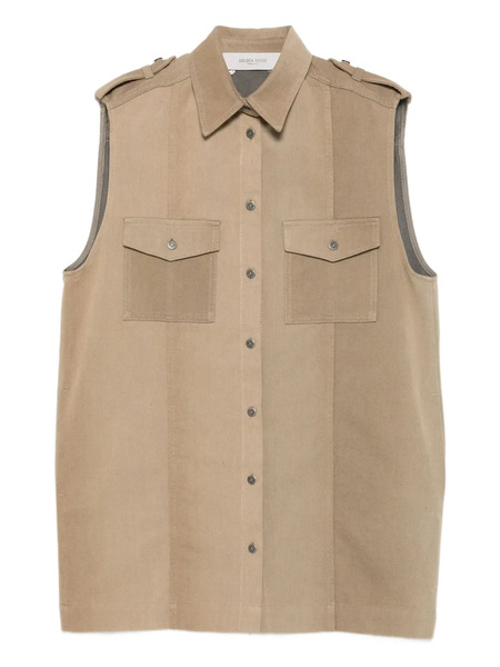  Golden Goose Button-fastening Gilet - Neutrals 