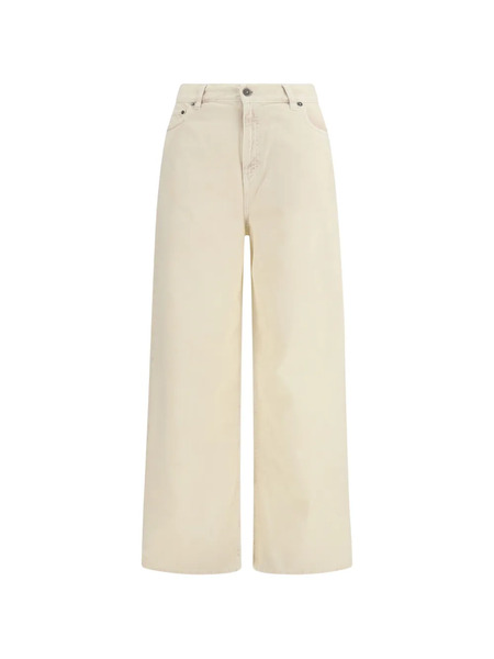  Golden Goose Buttoned Belt-loop Trousers - Neutrals 