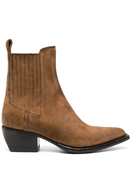  Golden Goose Debbie Cowboy Boots - Brown 