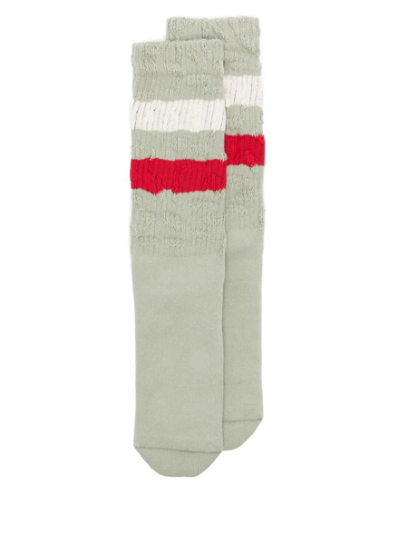  Golden Goose Distressed-effect Socks - Green 