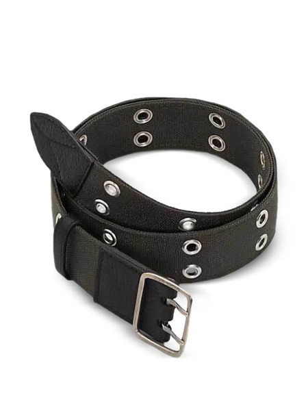  Golden Goose Grommet Belt - Green 
