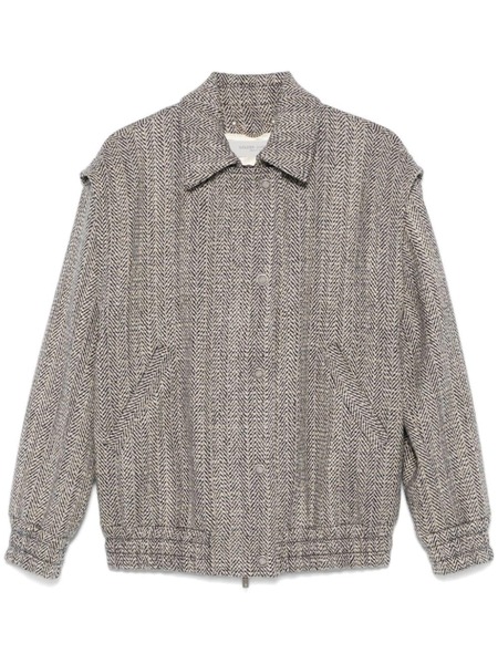  Golden Goose Herringbone-pattern Jacket - Black 