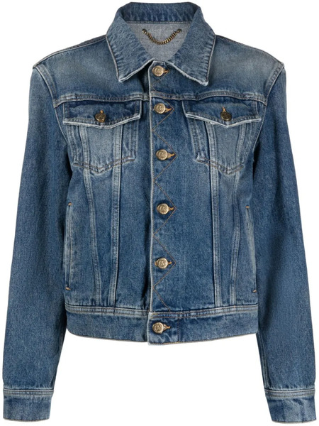  Golden Goose Logo-patch Denim Jacket - Blue 