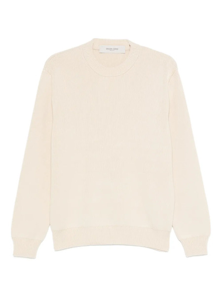  Golden Goose Ribbed Crew-neck Sweater - Neutrals 