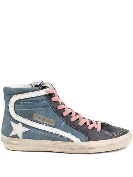  Golden Goose Slide Classic Trainers - Blue 