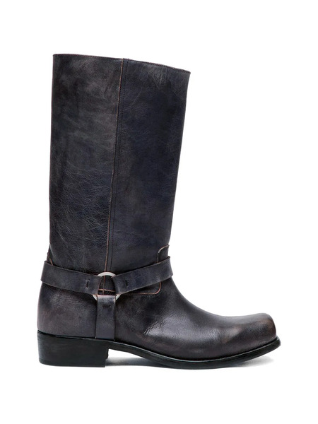  Golden Goose Square-toe Biker Boots - Black 