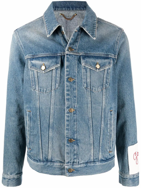  Golden Goose Stonewashed Denim Jacket - Blue 