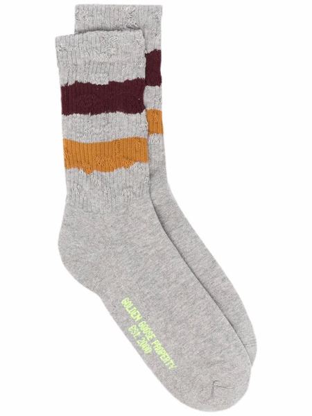  Golden Goose Stripe-trim Socks - Grey 