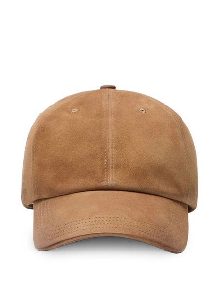  Golden Goose Stud Suede Cap - Brown 