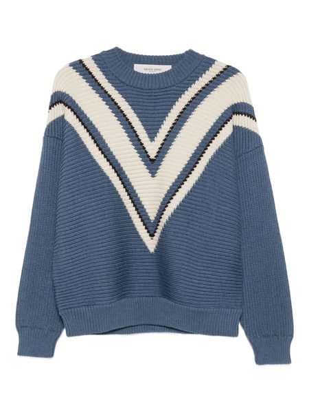  Golden Goose Wool V-neck Sweater - Blue 