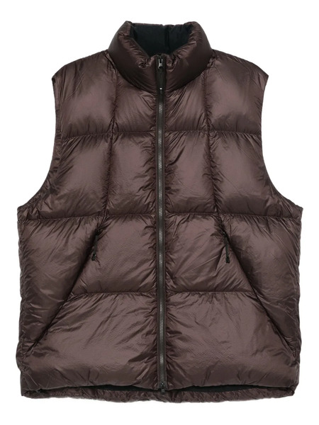  Goldwin Zip-puffer Waistcoat - Brown 
