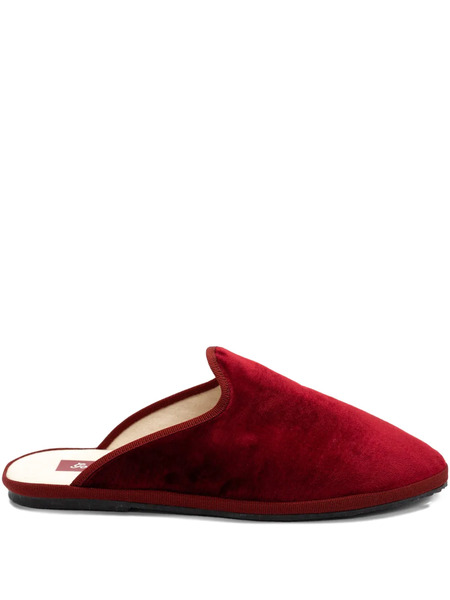  Gondolina San Marco Velvet Mules - Red 