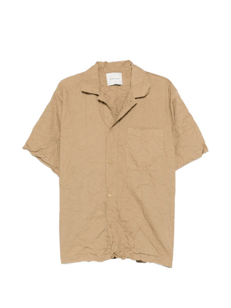  Gongdid Design Chest-pocket Shirt - Brown 