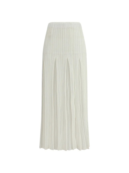  Gongdid Design Pleated Maxi Skirt - Neutrals 