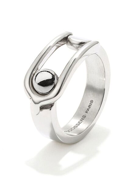  Goossens Boucle Clasp Ring - Silver 