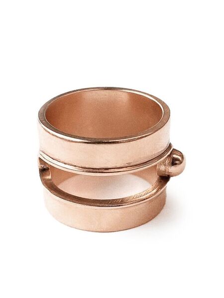 Goossens Boucle Large Ring - Pink 