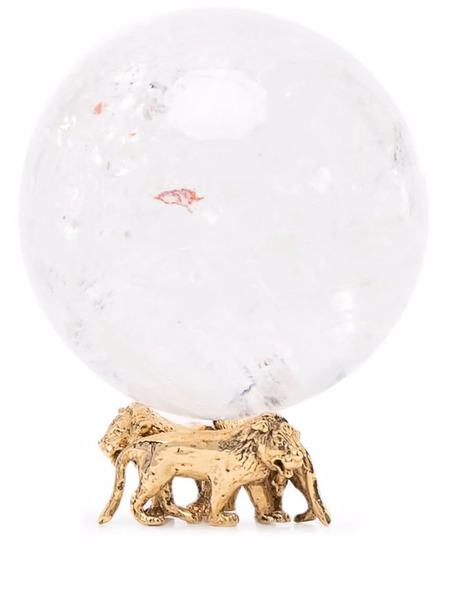  Goossens Large Lion Ball Decorative Object - Gold 