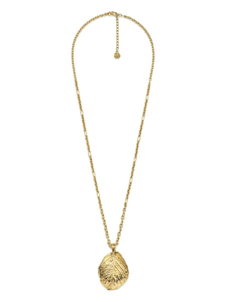  Goossens Leaf-pendant Necklace - Gold 