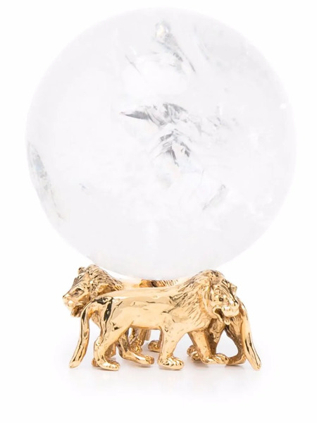  Goossens Small Lion Ball Decorative Object - Gold 