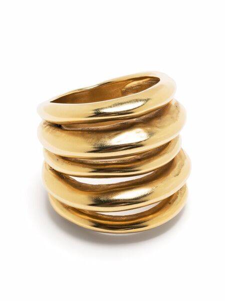  Goossens Spirale 24kt Gold-plated Ring 