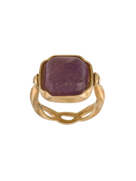 Goossens Square Cabochons Ring - Gold 