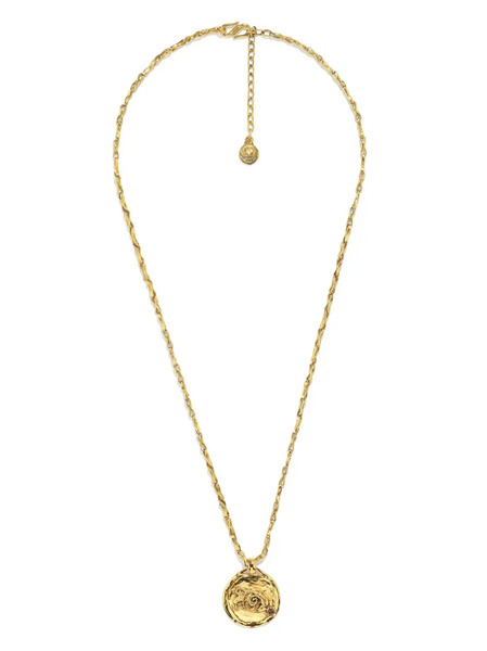  Goossens Talisman Aries Medal Necklace - Gold 
