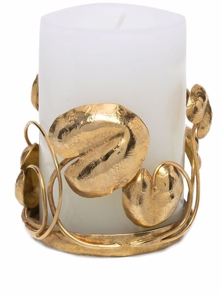  Goossens Water Lily Candle Holder Xl - Gold 
