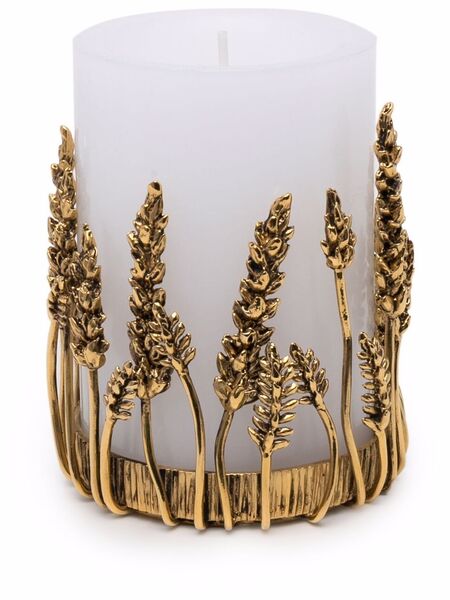  Goossens Wheat Xl Candle Holder - Gold 