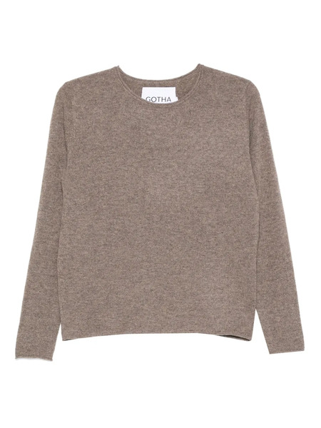  Gotha Round-neck Sweater - Brown 