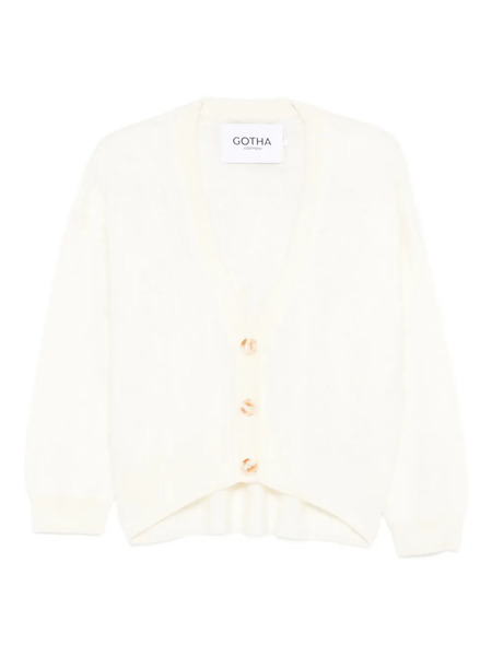  Gotha V-neck Cardigan - Neutrals 