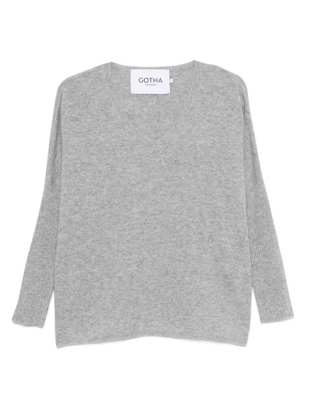  Gotha V-neck Sweater - Grey 