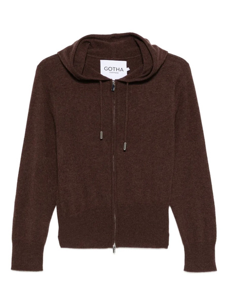  Gotha Zip-up Sweatshirt - Brown 