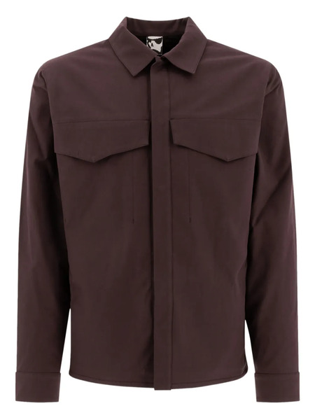  Gr10k Alpha Flap-pocket Shirt - Brown 