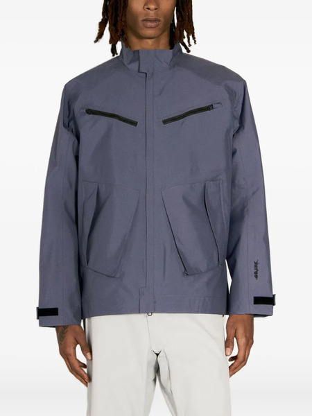  Gr10k Logo-embroidered Jacket - Blue 