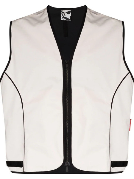  Gr10k Zip-fastening Sleeveless Jacket - Neutrals 