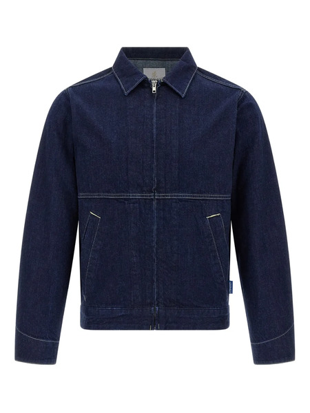  Gramicci Japanese Slub Zip-up Denim Jacket - Blue 