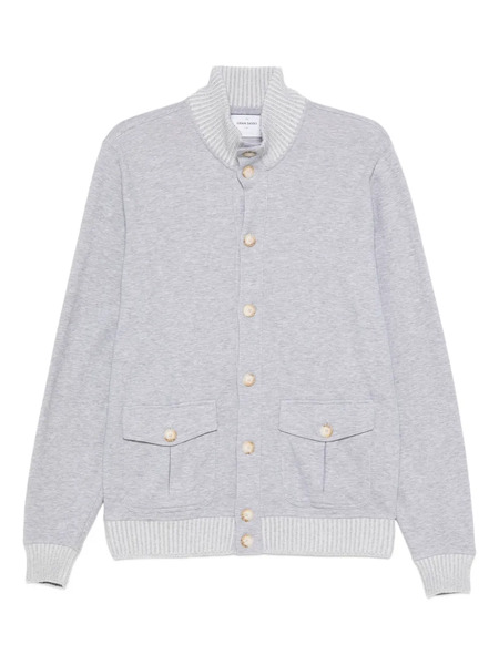  Gran Sasso Button-fastening Ribbed-hem Jacket - Grey 