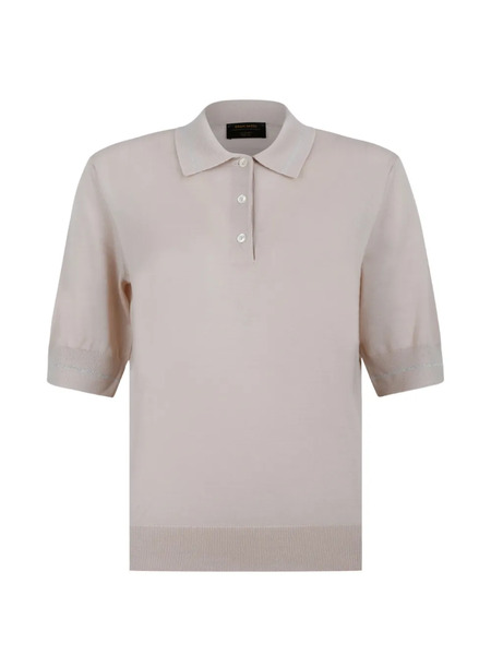  Gran Sasso Button Polo Shirt - Neutrals 